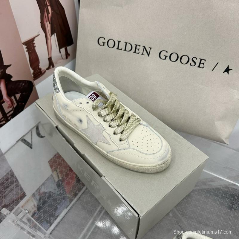 2024 Unisex GGDB White Grey Leather Suede Sneakers MJ00260