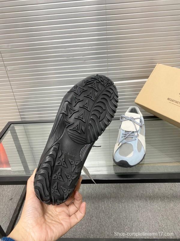 2025 Women Puma Light Blue White Oxford Leather Breathable Sneakers KFY00280