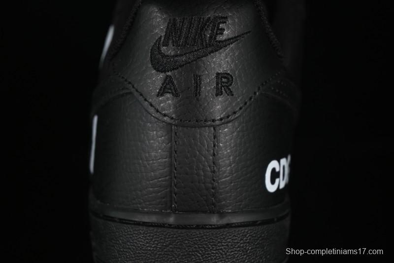 Nike Comme Des Garcons Air Force 1 Low Casual Sneakers with Full-Length Air Cushion - IB9949-001