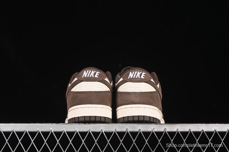 Nike SB Dunk Low White Mocha Low-Top Casual Skate Shoes - FQ8249-104