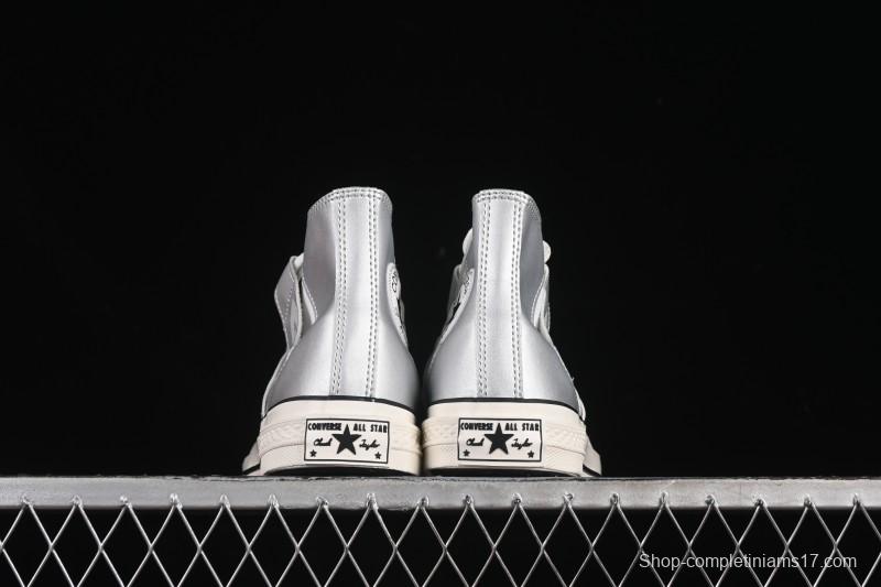 Converse Chuck 1970s Future Silver High-Top Casual Sneakers - A15187C