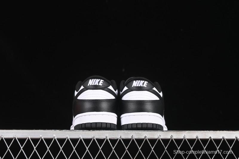 Nike SB Dunk Low Classic Black White Low-Top Casual Skate Shoes - HF5441-100