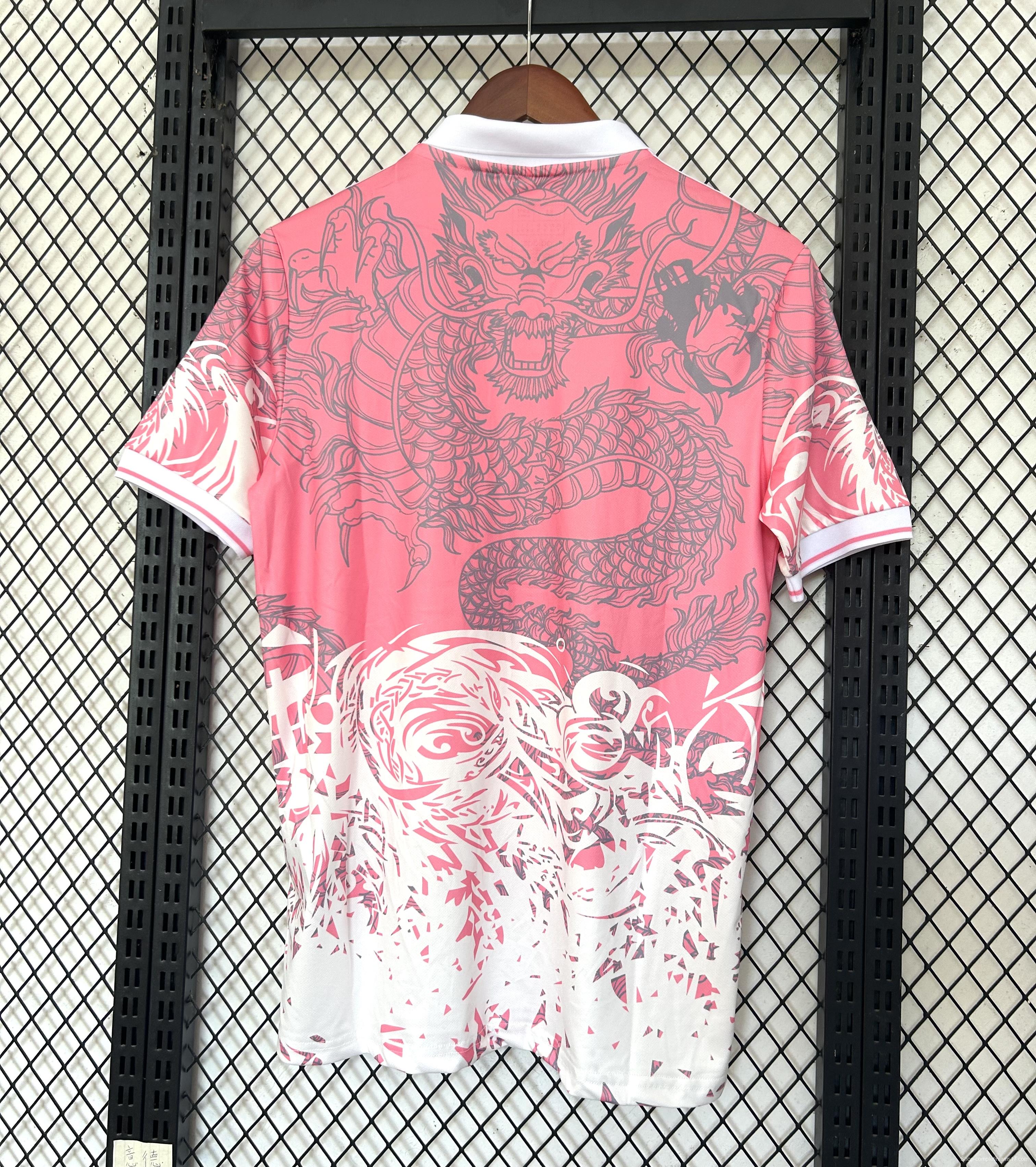 25/26 Real Madrid Pink Dragon Special Jersey