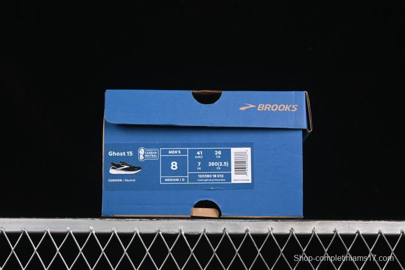 Brooks Ghost 15 Low-Cut Breathable Cushioned Support Casual Running Shoes - 1203801B012