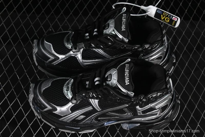 Balenciaga Runner Kith Four Color Retro Casual Shoes - W3RMU1100