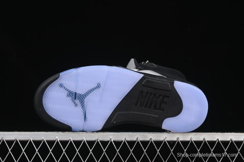 Nike Air Jordan 5 Black Metallic Reimagined Basketball Shoes HF3975-001