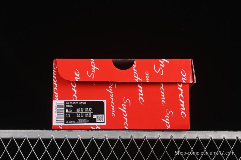 Nike Air Force 1 '07 Low Supreme Collaboration Versatile Beige Casual Sneakers - CS5288-011