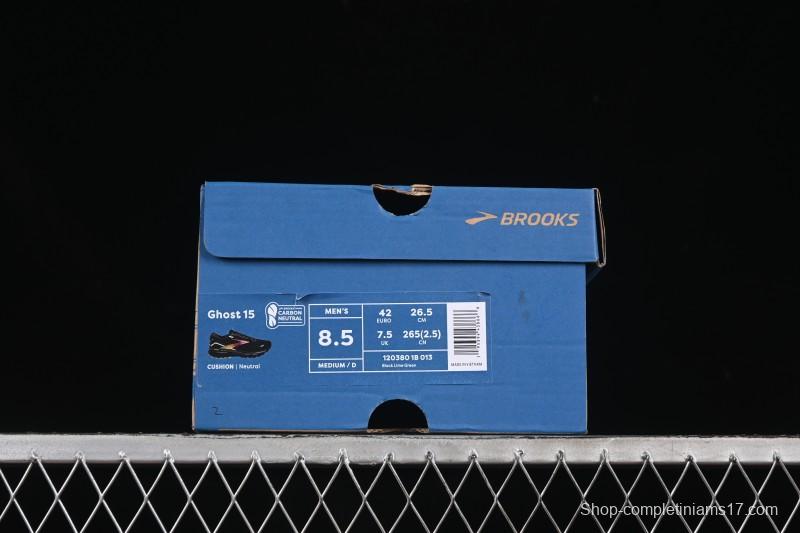 Brooks Ghost 15 Low-Cut Breathable Cushioned Support Casual Running Shoes - 1203801B013