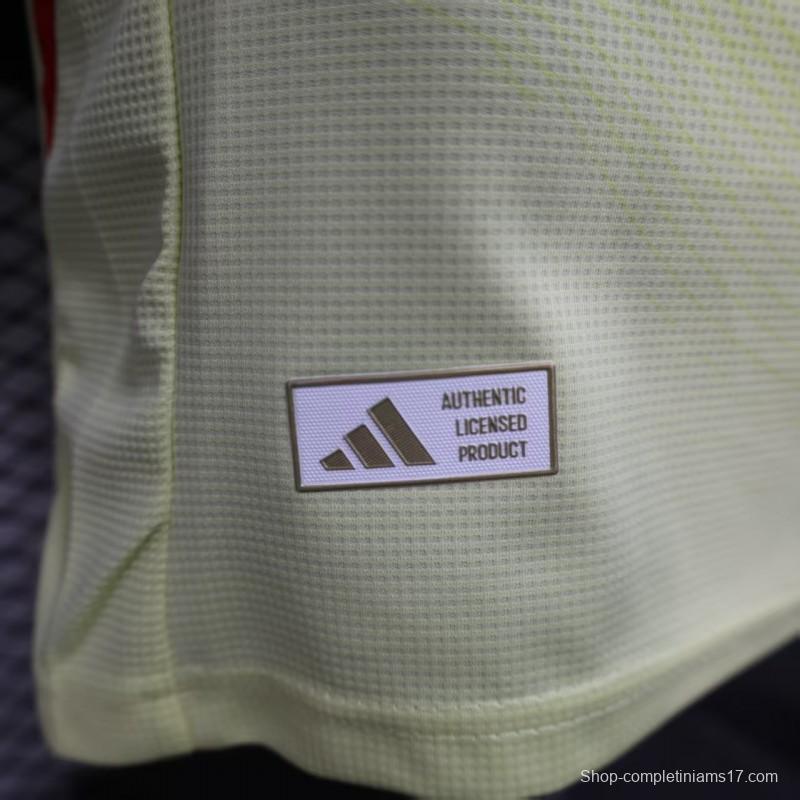 Player Version 25/26 Arsenal Home Yellow Goalkeeper Jersey