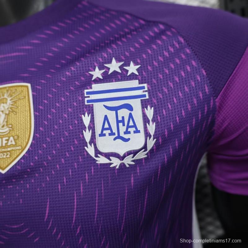 Player Version 2025 Argentina Purple Jersey