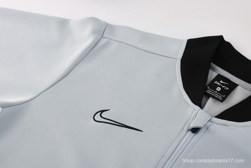 2025 NIKE Grey Full Zipper Jacket + Long Pants