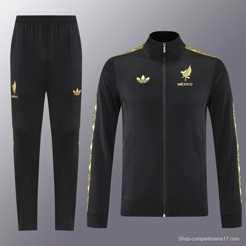 2025 Adidas Black Full Hoodie Zipper Jacket +Long Pants