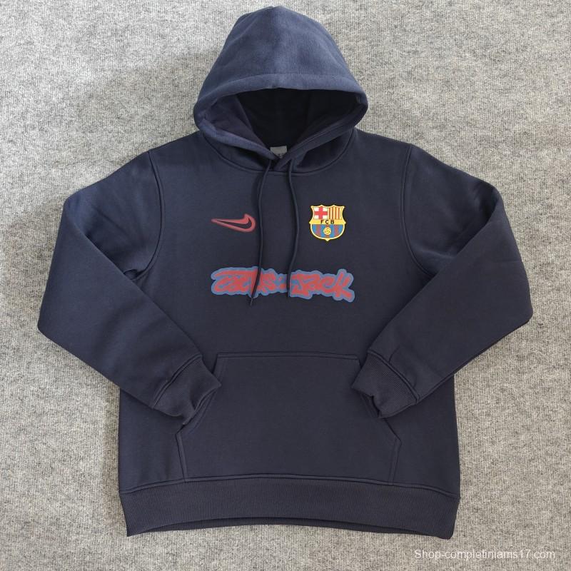 25/26 Barcelona Black Cactus Jack Hoodie -7 Colors