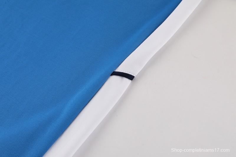 2025 Adidas Blue Short Sleeve Jersey+Shorts