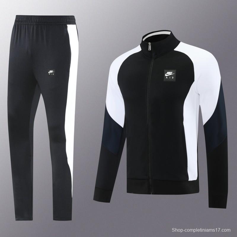 2025 NIKE Black/White Full Zipper Jacket +Long Pants