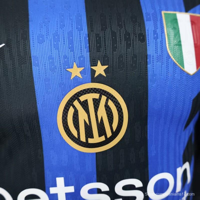 Player Version 24/25 Inter Milan Home Jersey