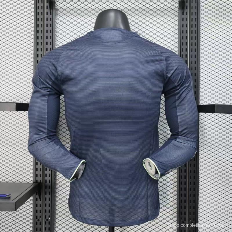 Player Version 25/26 Real Madrid Away Long Sleeve Jersey