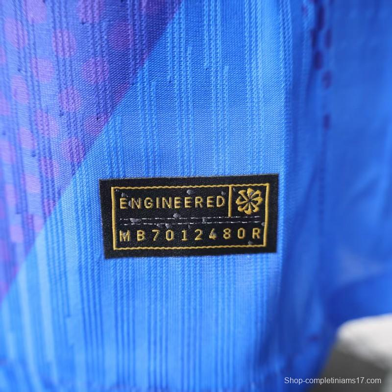 Player Version 2025 Brazil Away Long Sleeve Jersey