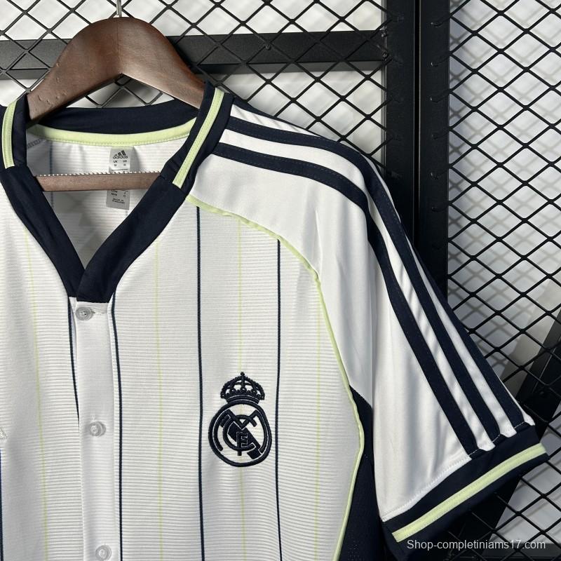 25/26 Real Madrid US Pack Baseball Jersey