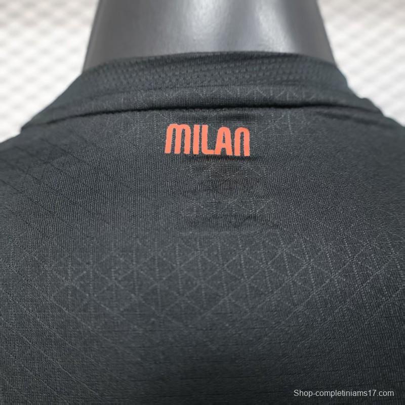 Player Version 25/26 AC Milan Home Long Sleeve Jersey