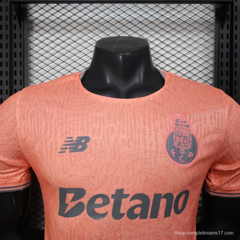 Player Version 25/26 Porto Away Pink Jersey