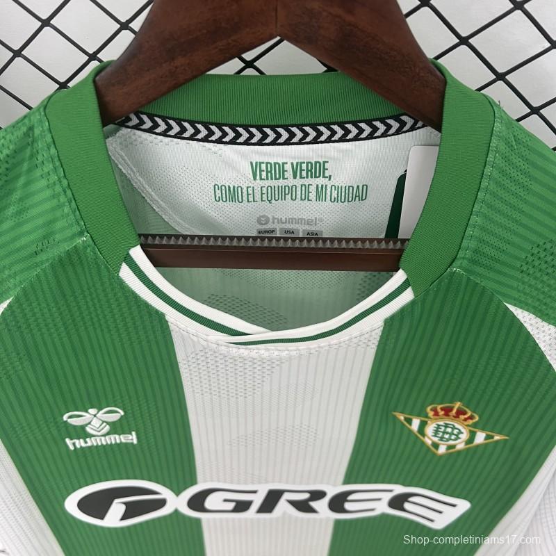 25/26 Real Betis Home Jersey