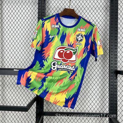 2025 Brazil Rainbow with Camouflage Pattern Jersey