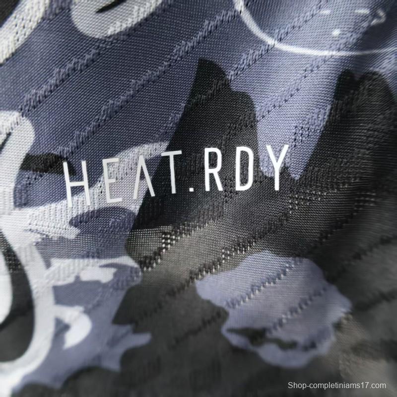 Player Version 2025 Japan Gray with Traditional Dragon and Cherry Blossom Pattern Jersey