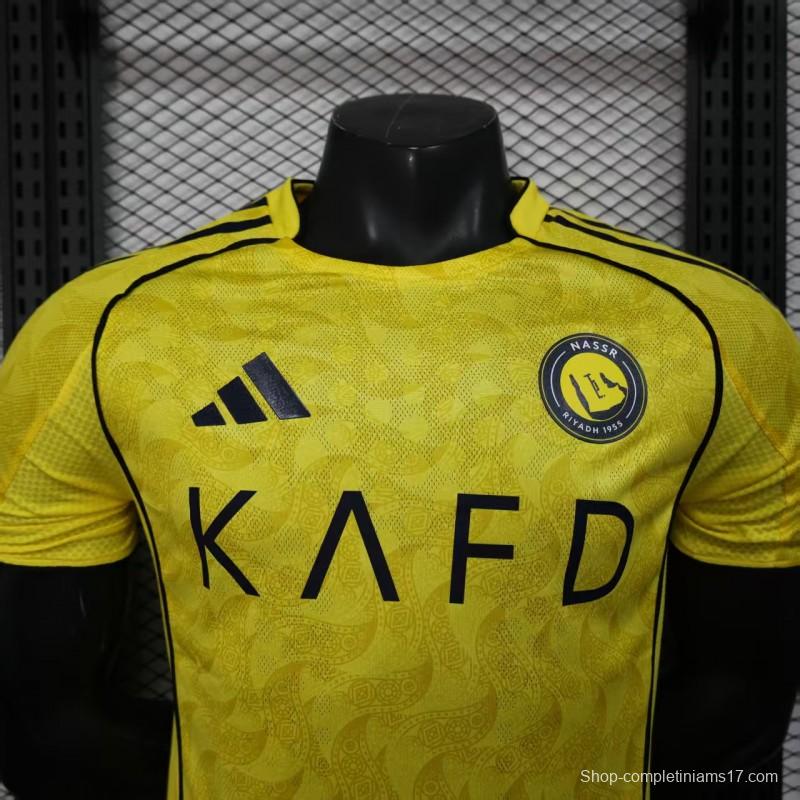 Player Version 25/26 Al-Nassr Home Jersey