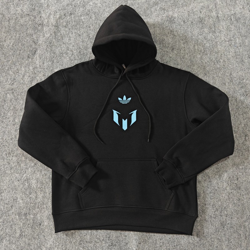 25/26 Inter Miami Messi Fleece-lined Hoodie 9 Color Full Zipper Jacket + Long Pants