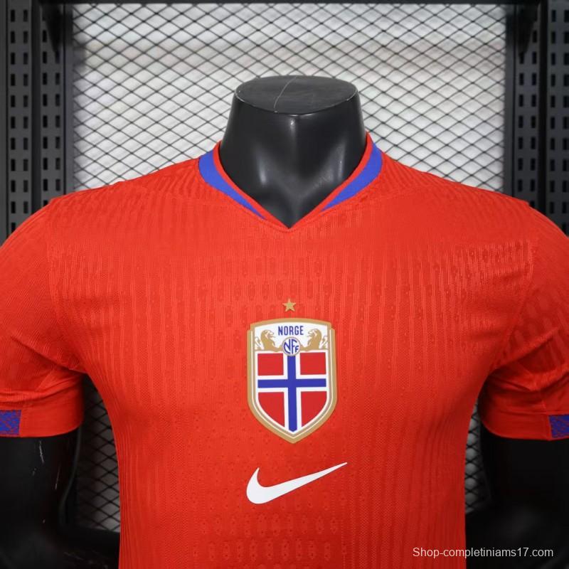 Player Version 2025 Norway Home Jersey