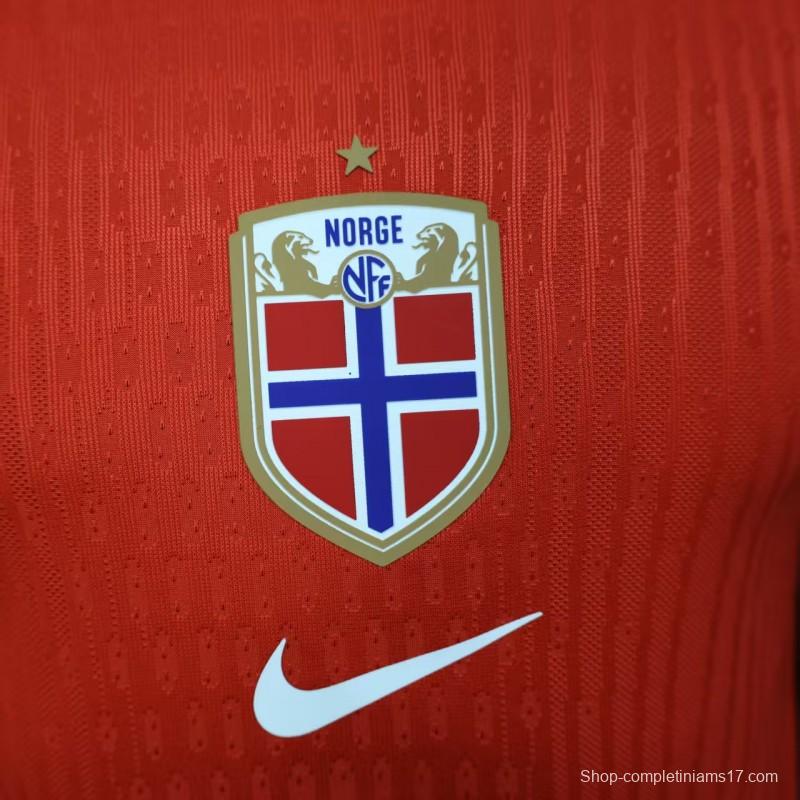 Player Version 2025 Norway Home Jersey