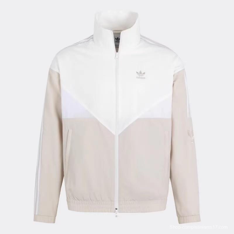 2025 Adidas Black/White Windbreaker
