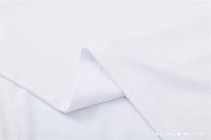 Retro 04/05 AC Milan White Half Zipper Jacket