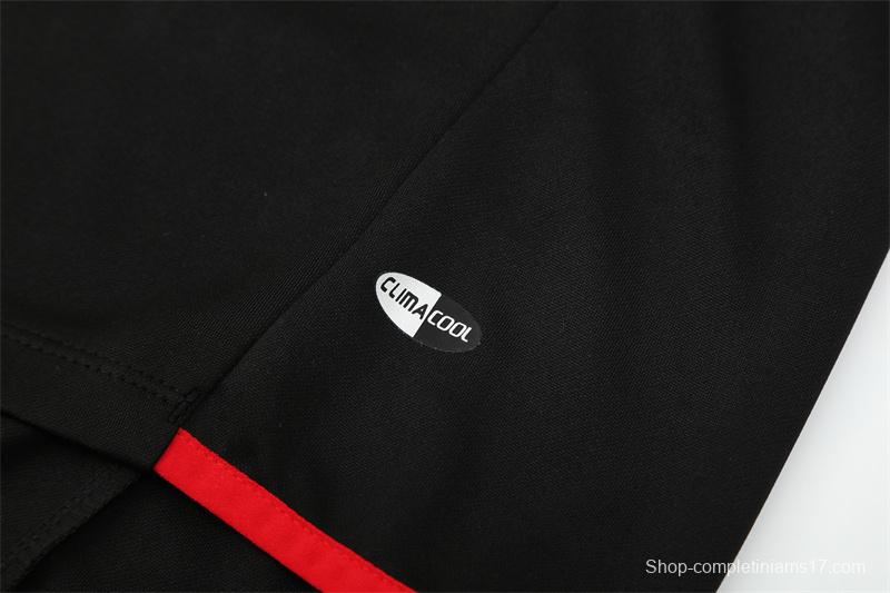 Retro 05/06 AC Milan Black Half Zipper Jacket