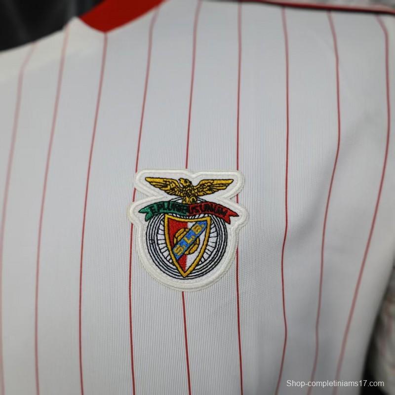 Player Version 25/26 Benfica White Casual Jersey