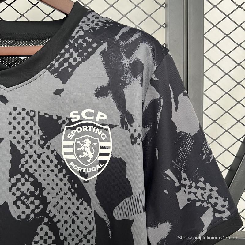 25/26 Sporting Lisbon Grey Pre-Match Jersey