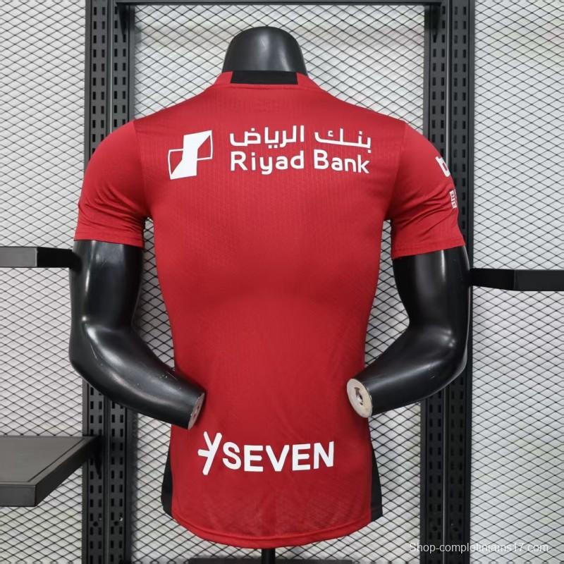 Player Version 25/26 Al Hilal Red Jersey