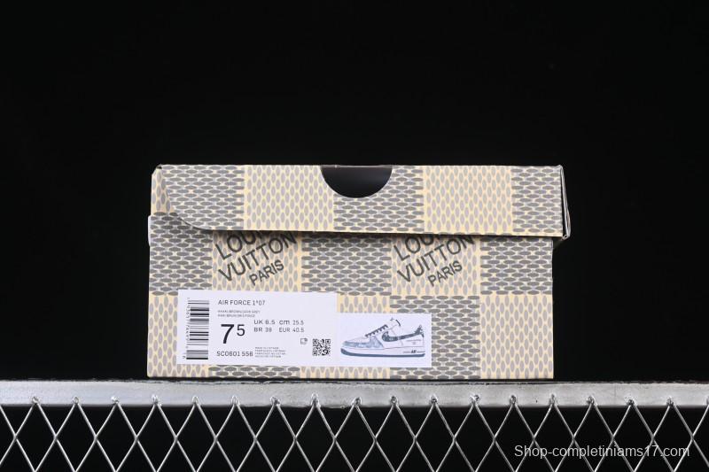 Nike Air Force 1 '07 Low LV Collaboration Denim Patchwork Casual Sneakers - SC0601-556