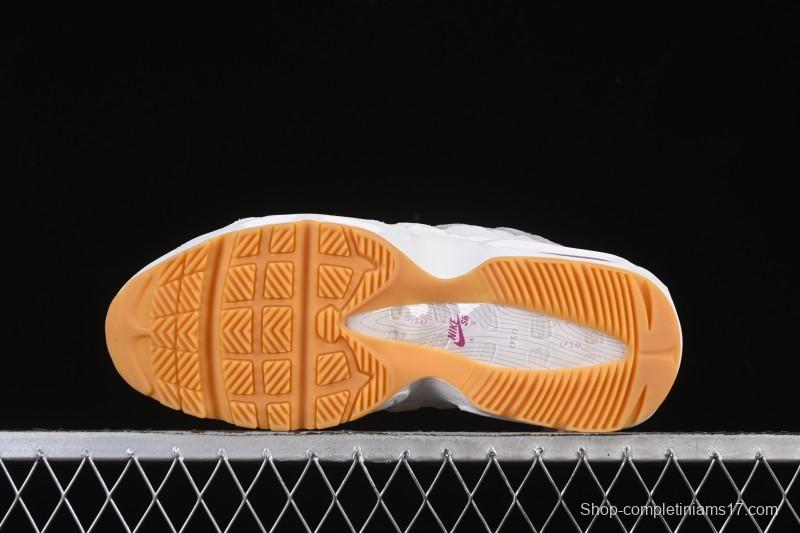 Nike Air Max 95 Retro Cushioned Running Shoes with Air-Sole Unit - HF7545-100