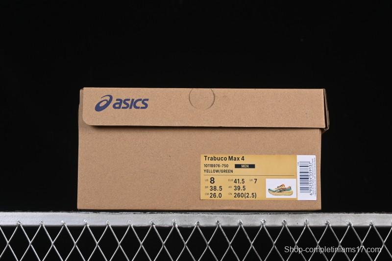 Asics Trabuco Max 4 Sports Casual Breathable Professional Running Shoes - 1011B976-750