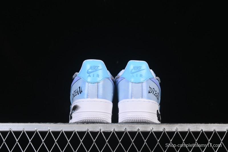 Nike Air Force 1'07 Low Chasing Dream Hand-Painted Graffiti Casual Sneakers - CW2288-101