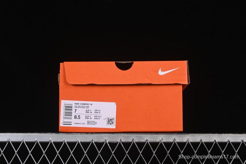 Nike Air Zoom Vomero 18 Cushioned Running Shoes - HM6803-009