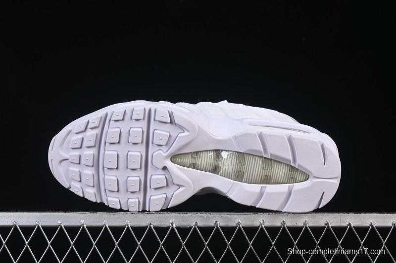 Nike Air Max 95 Retro Cushioned Running Shoes with Air Sole - CT1268-100