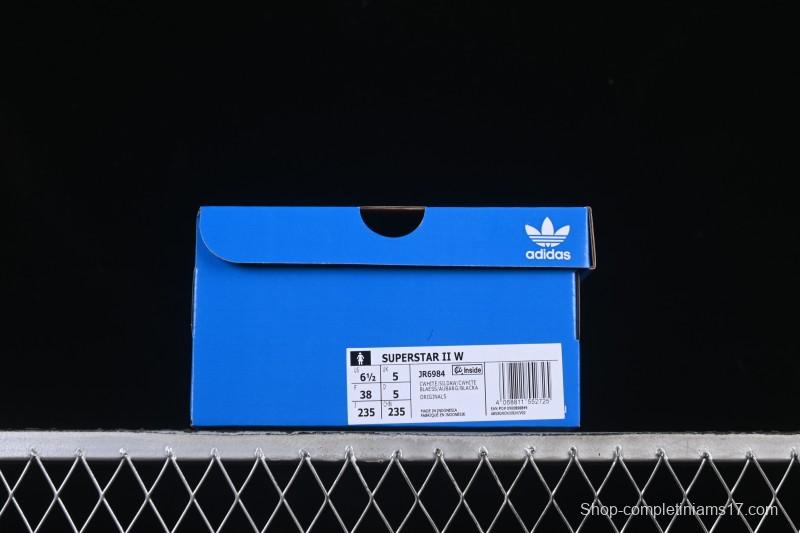 Adidas Originals Superstar II Casual Sneakers with Shell Toe Design - JR6984