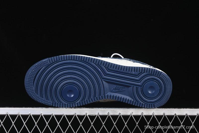 Nike Air Force 1 '07 Low LV Collaboration White Blue Casual Sneakers - YF9511-811