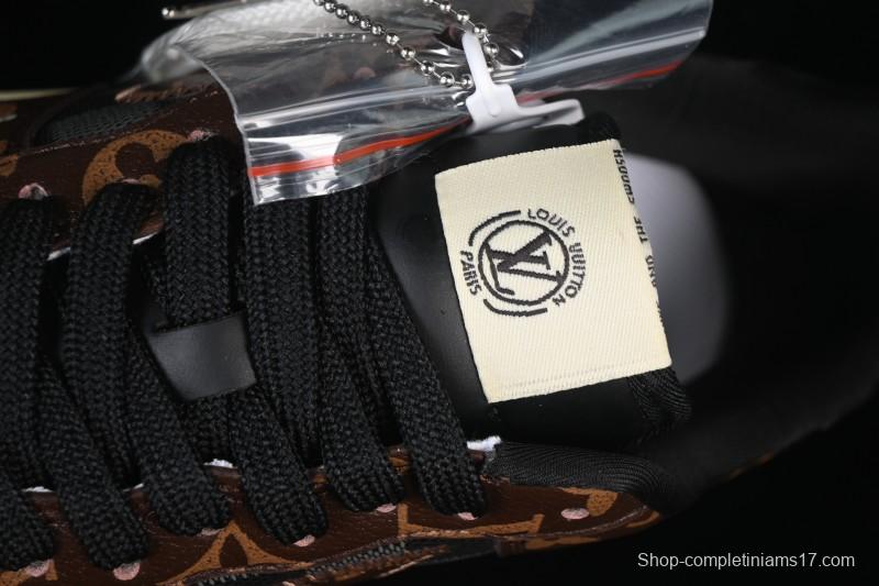 Nike Air Force 1 '07 Low LV Collaboration Coffee Gray Casual Sneakers - SC0601-563