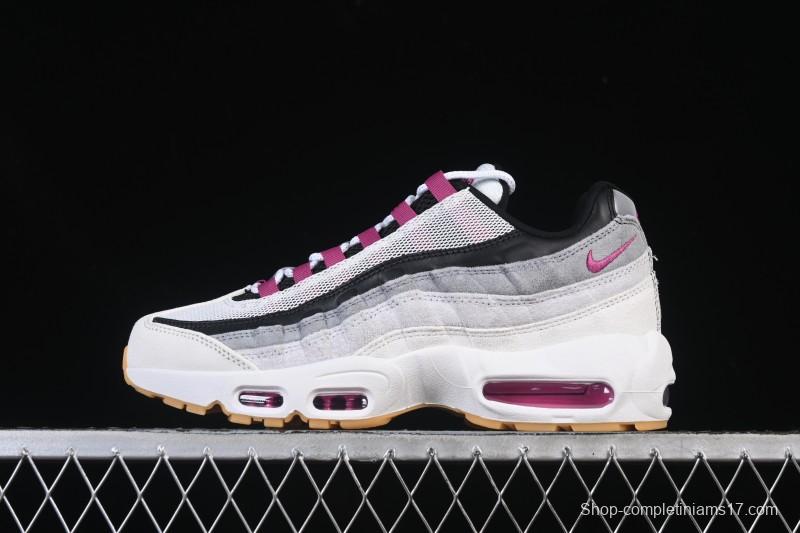 Nike Air Max 95 Retro Cushioned Running Shoes with Air-Sole Unit - HF7545-100