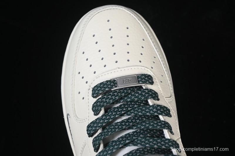 Nike Air Force 1'07 Mid Casual Shoes with Reflective Design and Full-Length Air Cushion - XL0236-235
