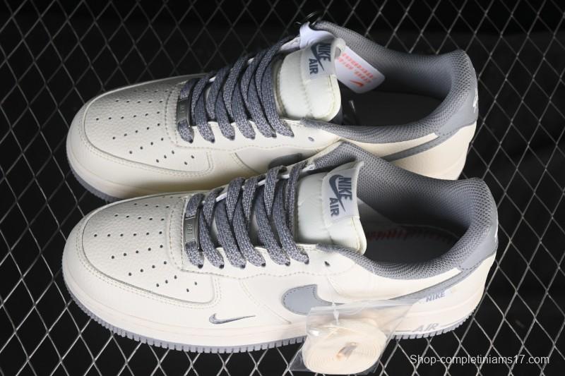 Nike Air Force 1'07 Low Classic Gray Casual Sneakers - SM6668-106